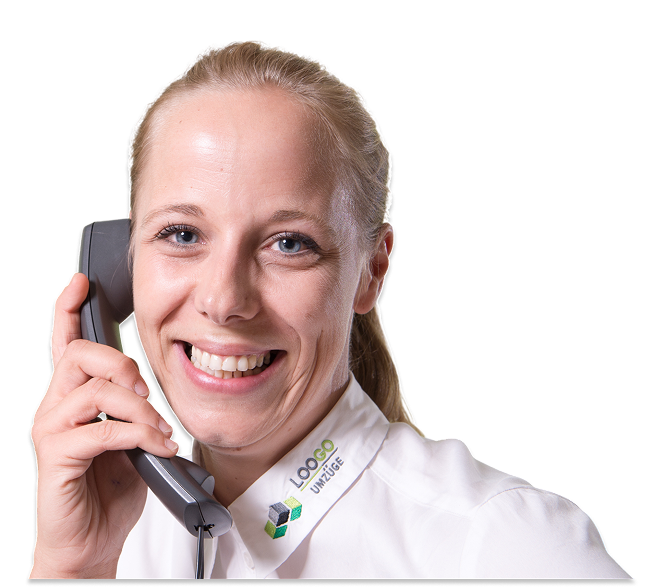 Frau telefoniert